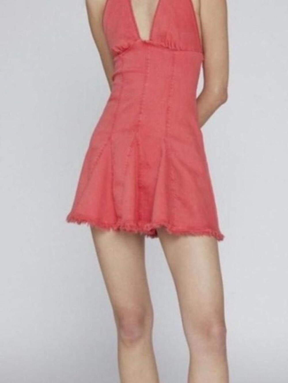 Kimchi Blue Red Halter Dress